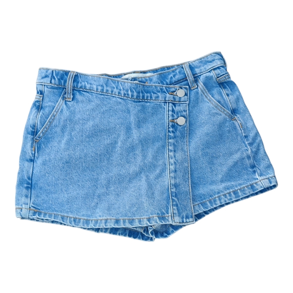 Altar'd State Sky Blue Denim Skort